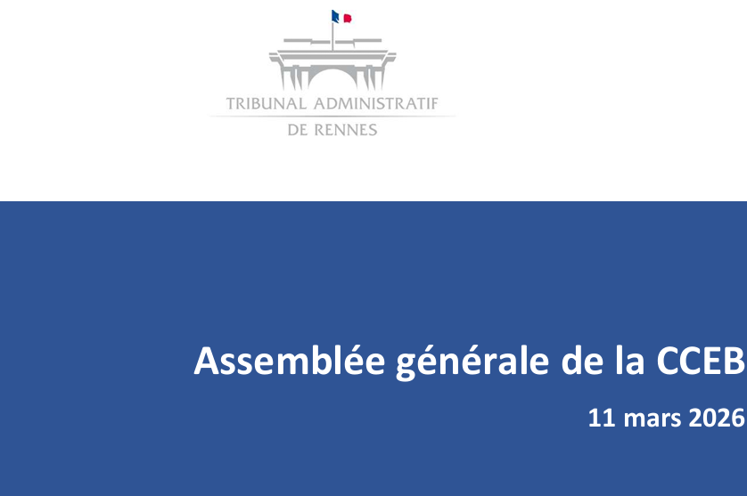 Présentations envoyées par le Tribunal Administratif de Rennes pour l'AG 2026